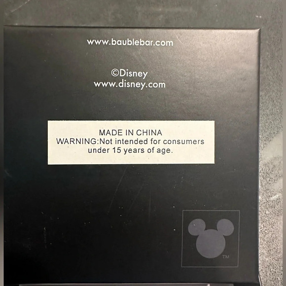 BaubleBar Disney Minnie Mouse Earrings - Purple and Black - Picture 2 of 3